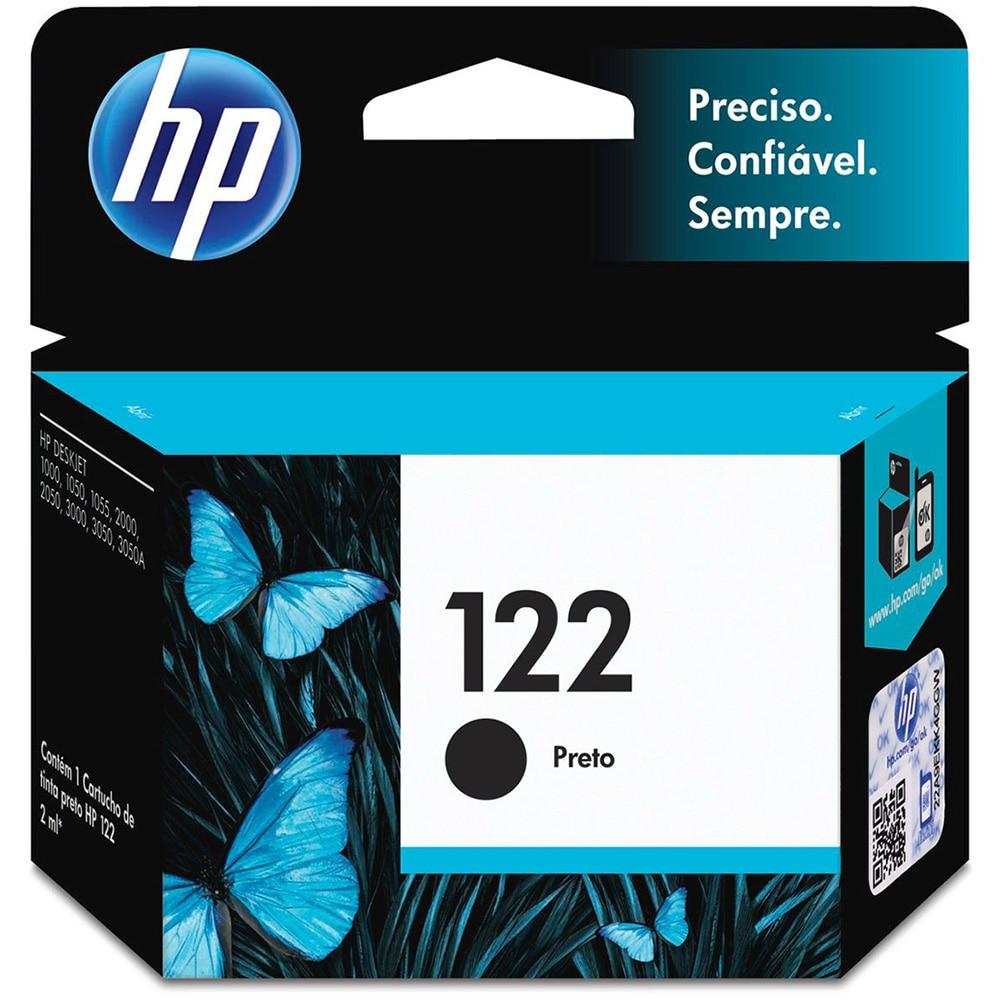 Cartucho de Tinta HP 122 Preto Original 2ml
