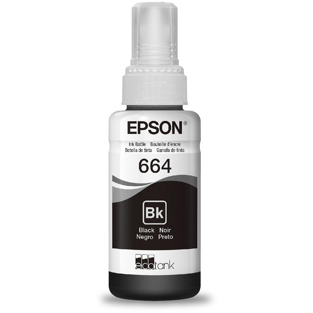 Refil de Tinta Epson Preto T664120 70ml