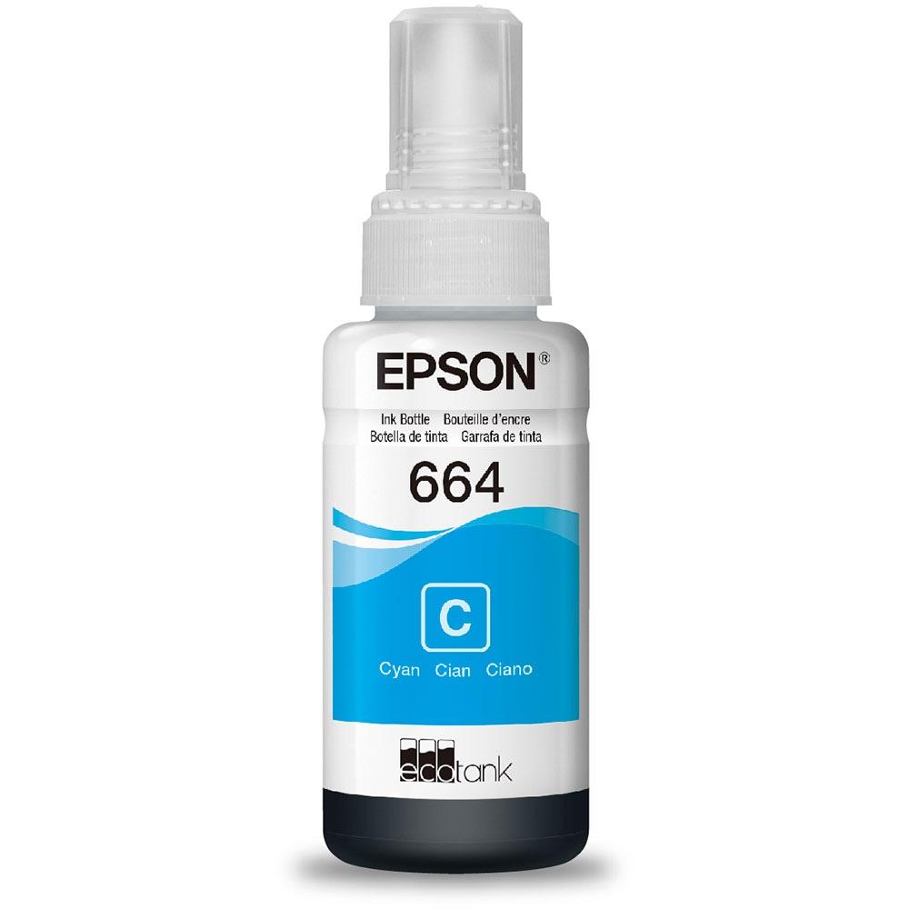Refil de Tinta Epson Ciano T664220 70ml