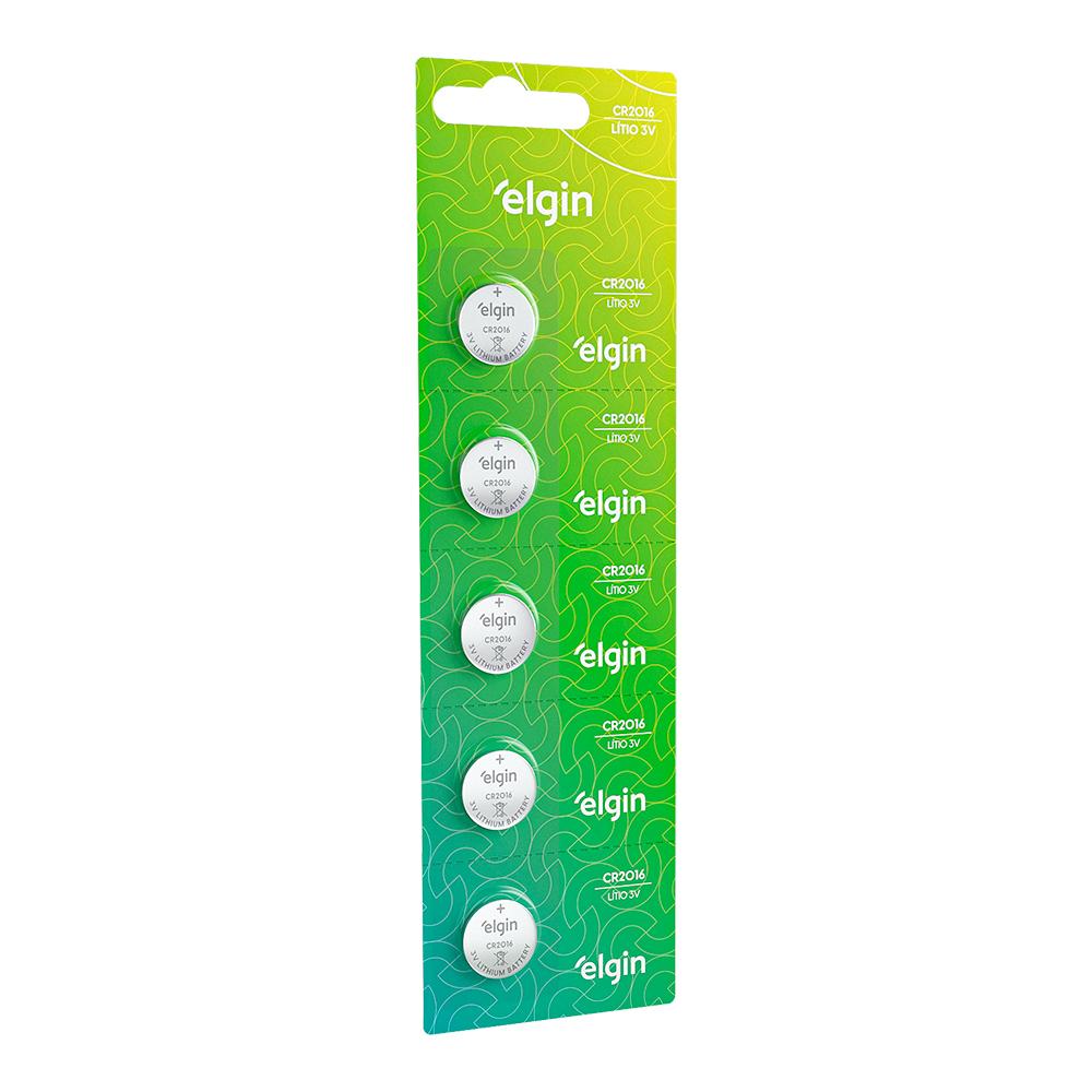 Bateria Lítio CR2016 Unidade - Elgin