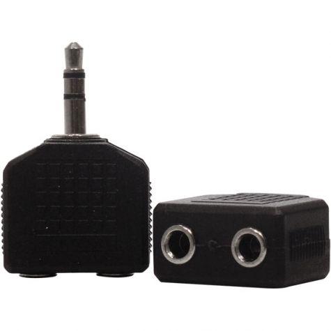 Adaptador de Áudio P2 Stereo x 2 P2 Stereo GV Cabos