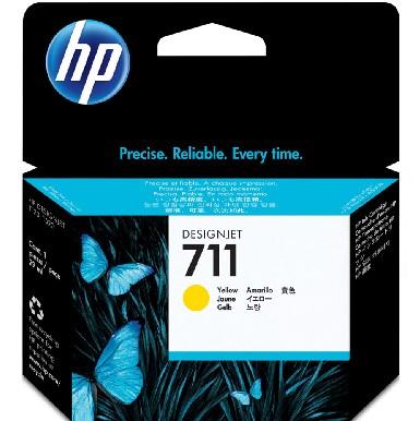 Cartucho HP Amarelo CZ132A 29ml (711)