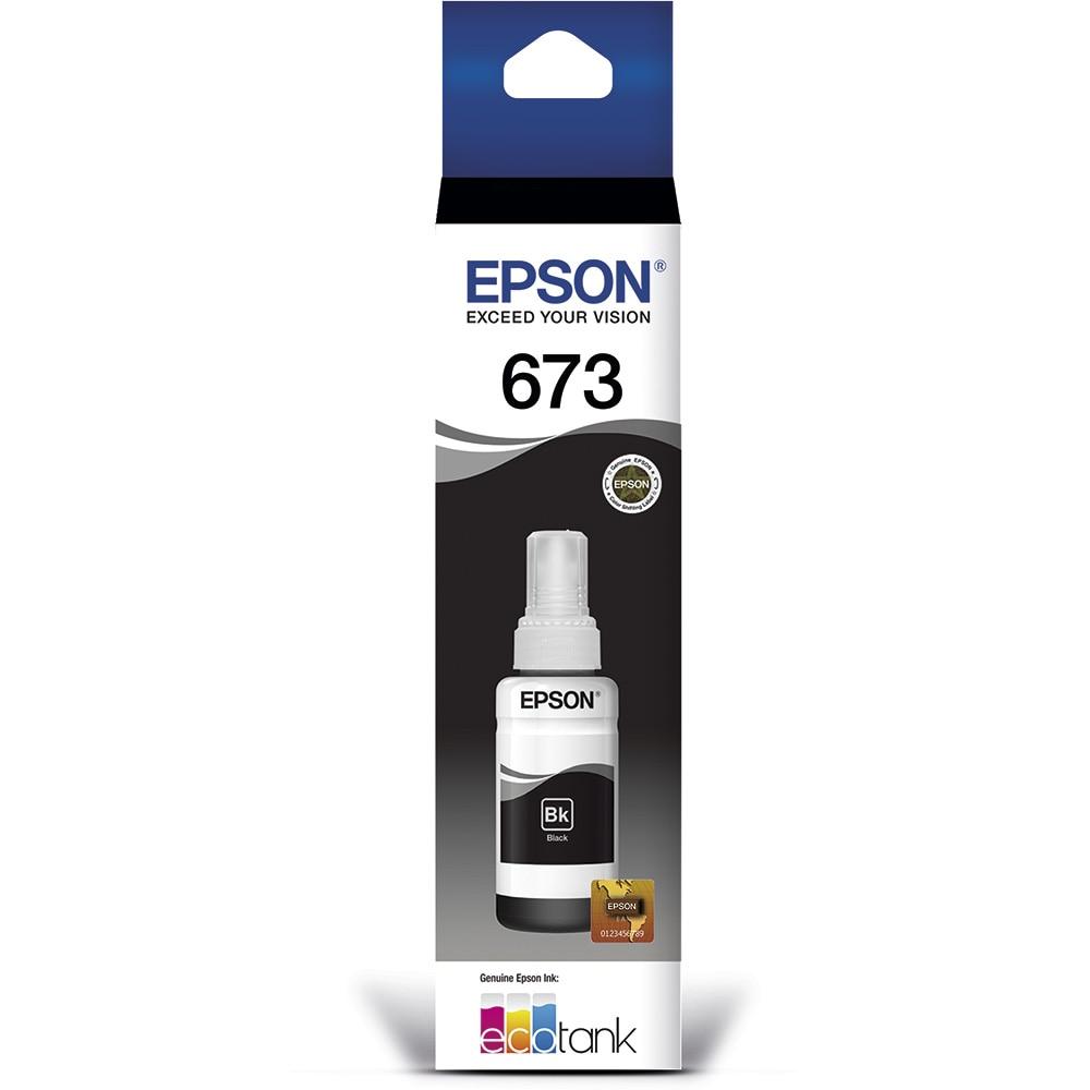Refil de Tinta Epson Preto T673120 70ml