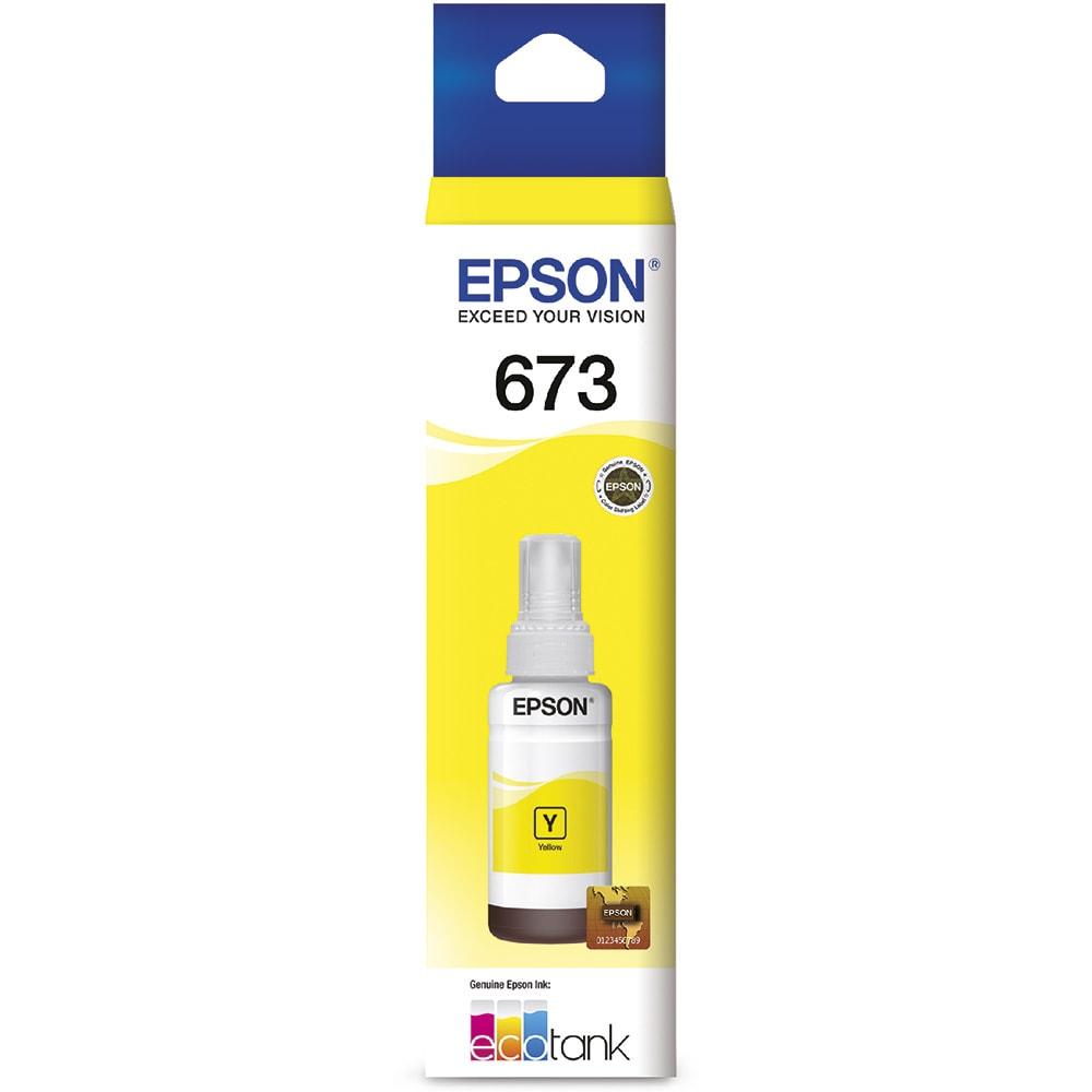 Refil de Tinta Epson Amarelo T673420 70ml