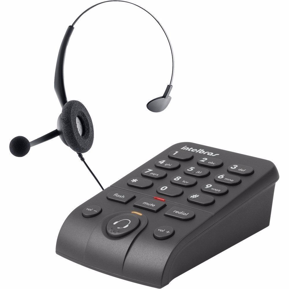 Telefone Headset HSB50 com Base Discadora - 4013330 Intelbras