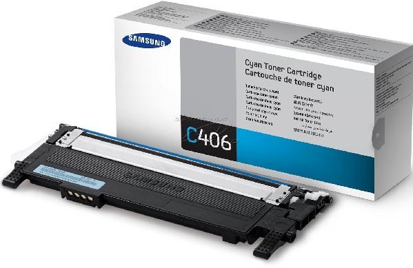 Toner Samsung CLT-C406S Ciano 1.000 págs