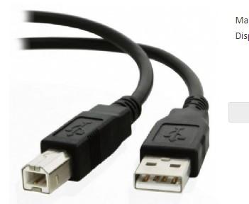 Cabo USB 2.0 Am x Bm 3m com Filtro GV Cabos