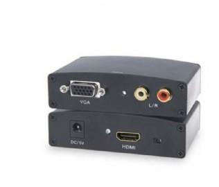 Conversor Entrada VGA + Áudio para Saída HDMI GV Cabos