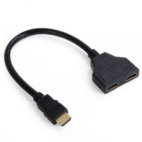 Cabo HDMI Y 1-ENTRADA x 2 Saidas 20 cm