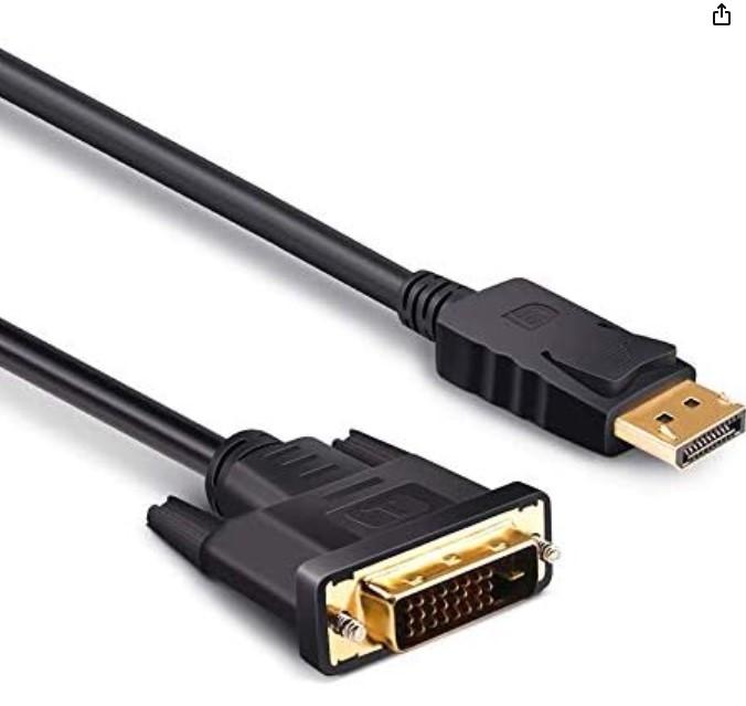 Cabo Displayport x DVI-D (24+1) Macho 1,8m - GV Cabos