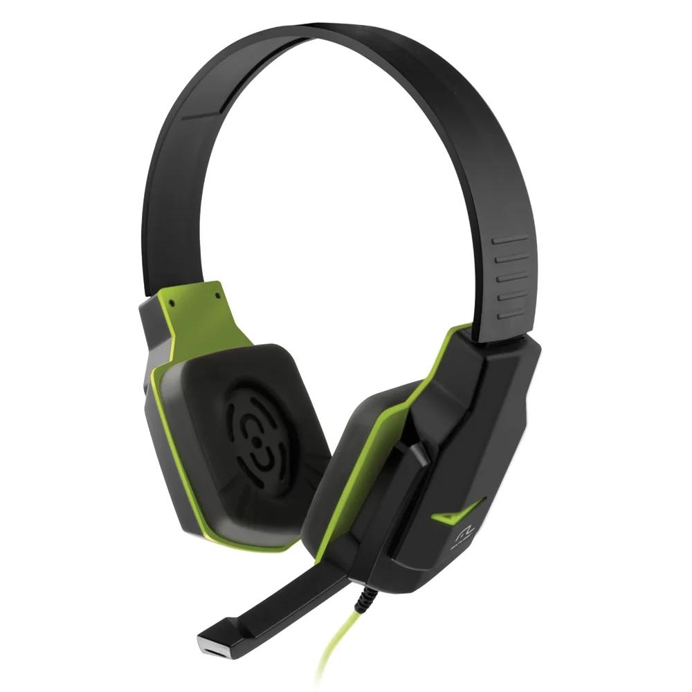 Headset Gamer P2 Preto/Verde Multilaser - PH146
