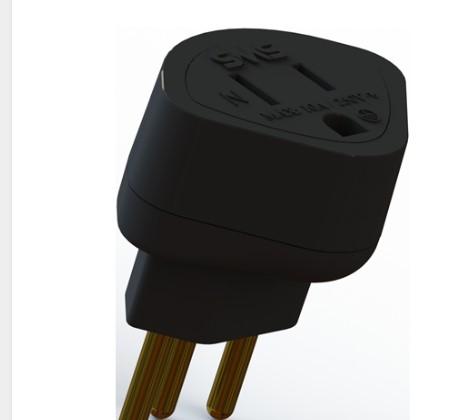 Adaptador de Tomada 10A Antigo/Novo GV Cabos