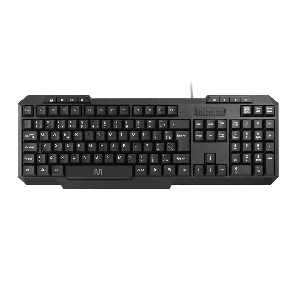 Teclado com Fio Slim Multilaser TM100, Resistente à Água, Conexão USB, TC206