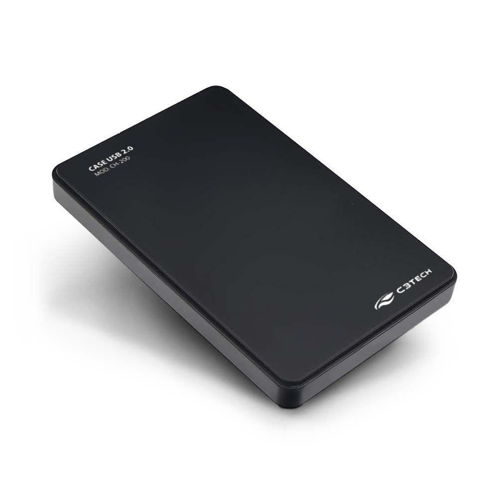 Gaveta Externa para HD 2.5 USB CH200 Preto - C3 Tech