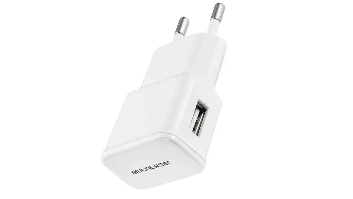 Carregador de Parede USB Smartogo Branco - Multilaser