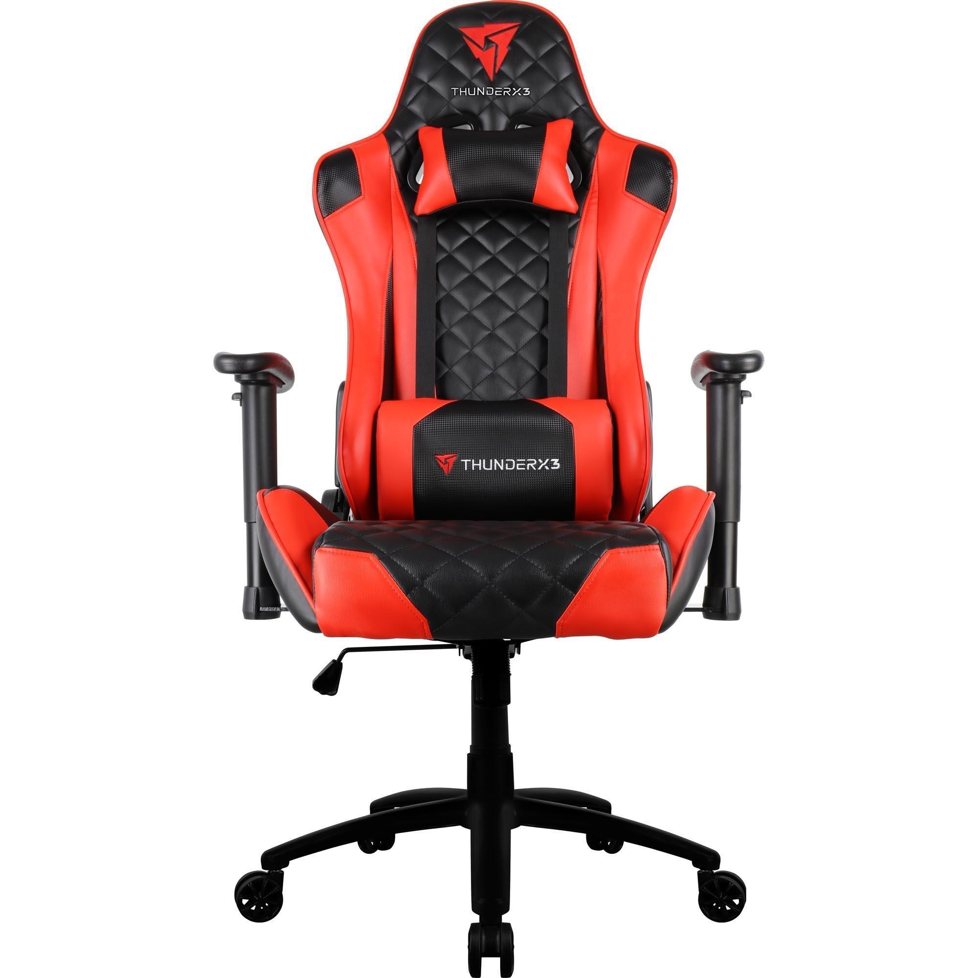 Cadeira Gamer TGC12 Preto e Vermelho - THUNDERX3