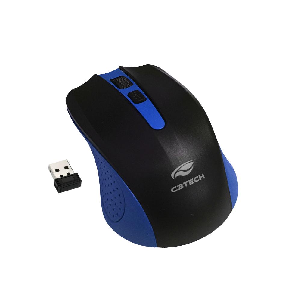 Mouse sem Fio M-W20 Azul - C3Tech