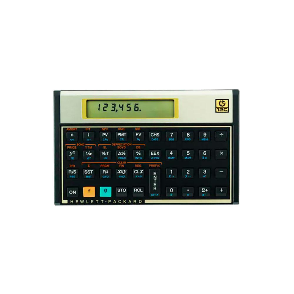 Calculadora Financeira HP12C Gold, 120 Funções, Visor LCD