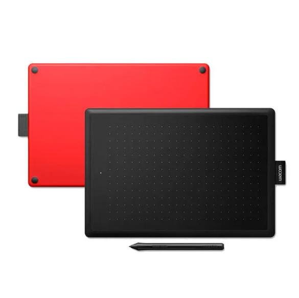 Mesa Digitalizadora One By Wacom Pequena, Preta e Vermelha - CTL472