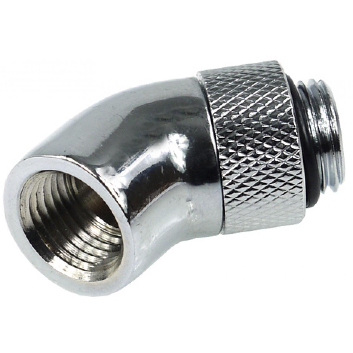 Fittings Alphacool Adaptador 45" - Rosca G1/4 Int/Ext - Croma