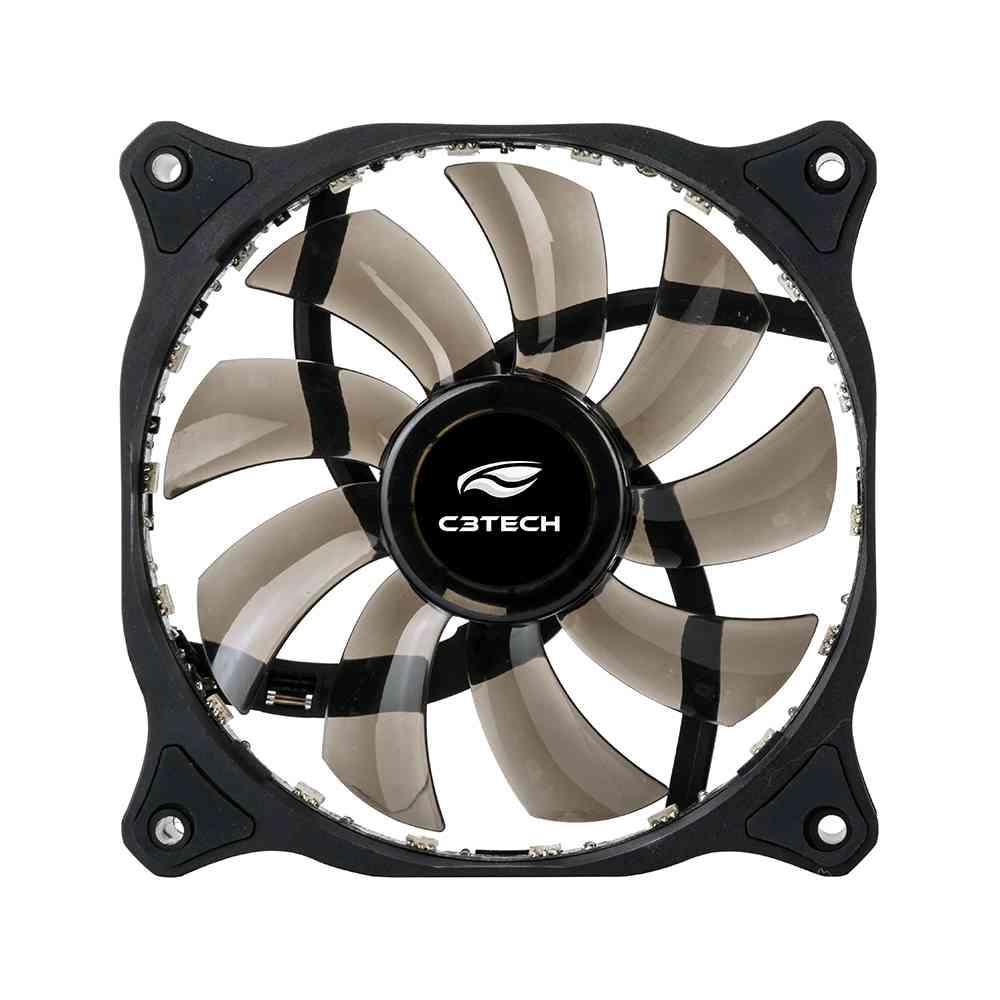 Cooler Fan Storm 12cm com LED Multicolorido - C3Tech