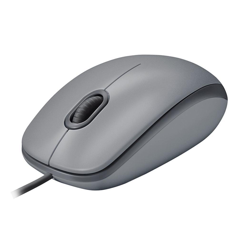 Mouse M110 USB Clique Silencioso Cinza - Logitech