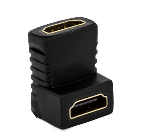 Adaptador HDMI Fêmea x HDMI Fêmea 90° GV Cabos