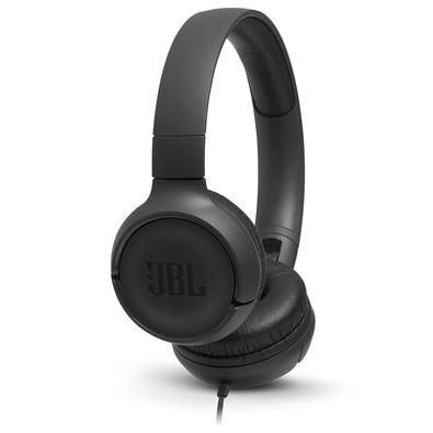 Fone de Ouvido JBL Tune 500 Preto, On Ear, com Fio, com Microfone, JBLT500BLK