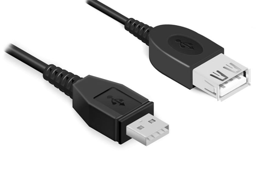 Cabo Extensor USB 2.0 Am/Af - 2,5 Metros