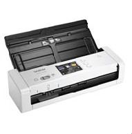 Scanner Portátil Brother ADS1700W 600 DPI Duplex 25-50PPM Painel Touchscreen Colorido 2,8 Rede W
