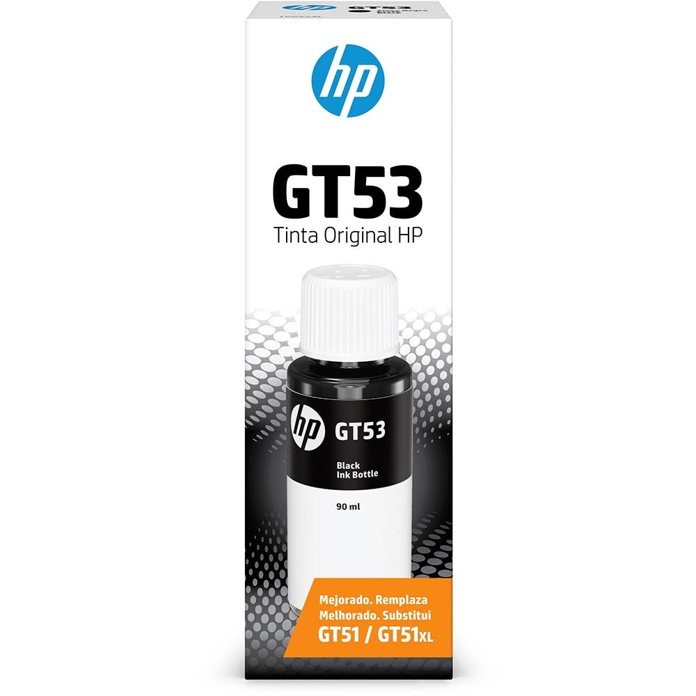 Refil de Tinta HP Preto GT53 Original 90ml