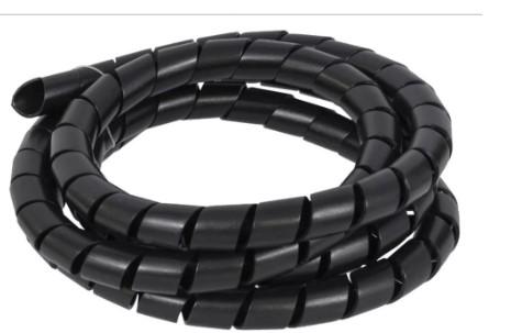 Organizador de Cabos / Fios 3/4" 1m Preto GV Cabos