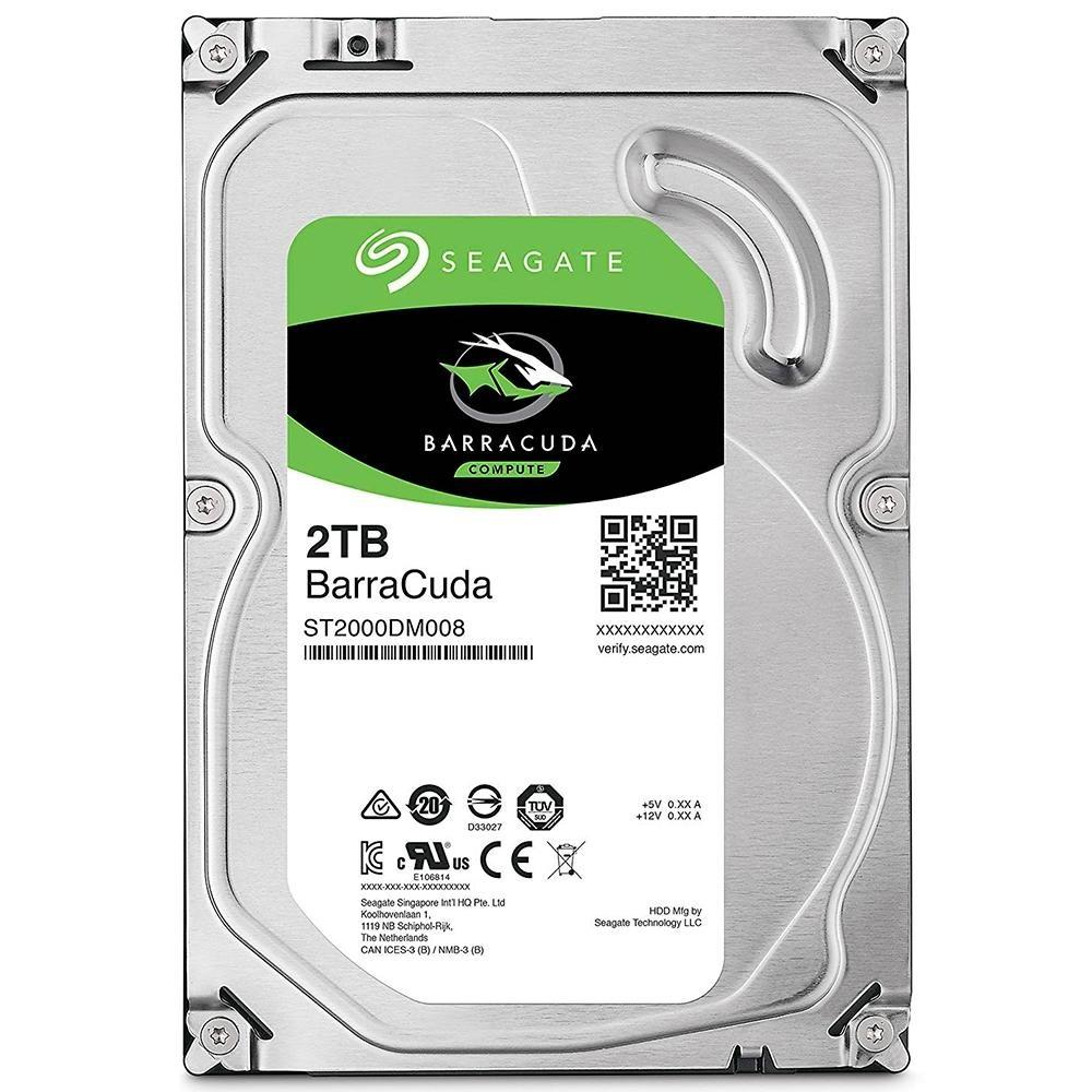Hard Disk SATA III 2TB 7200RPM 256MB Seagate Barracuda 3,5" para Desktop