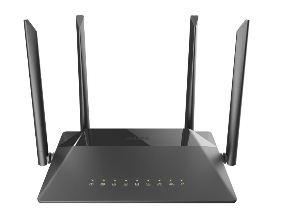 Roteador Wireless D-Link Gigabit-Ethernet AC 1200Mbps, Dual Band, 4 Antenas - DIR-842 -D-Link