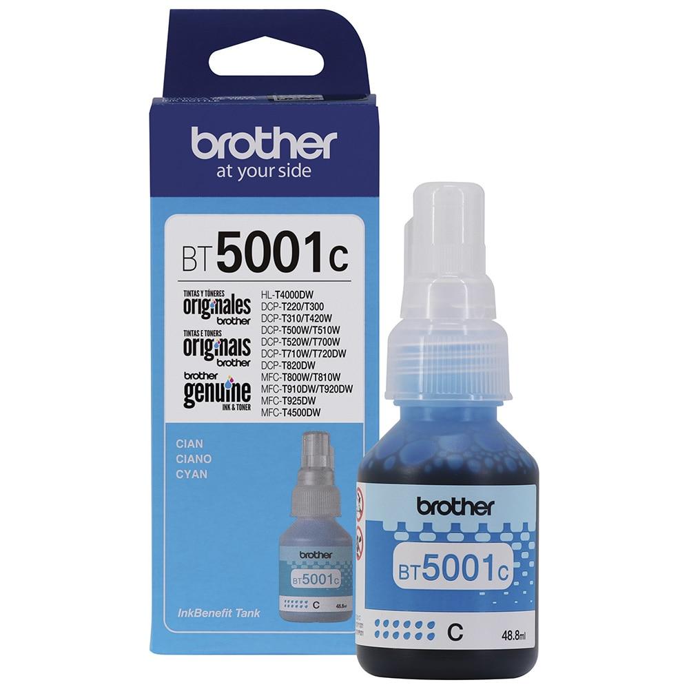 Refil de Tinta Brother BT5001C Ciano 41,8ml