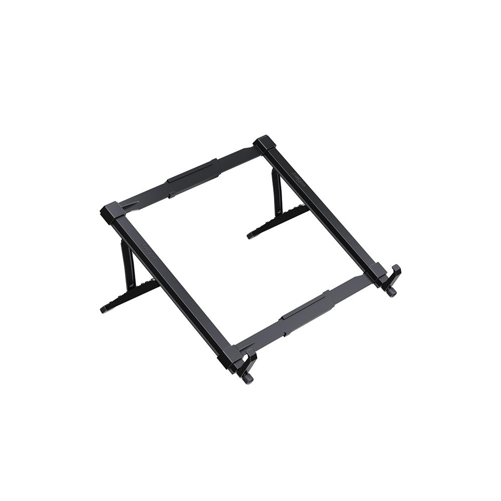 Suporte para Notebook Reliza, Regulável, Plástico Abs, Certificado Pela NR17, Preto