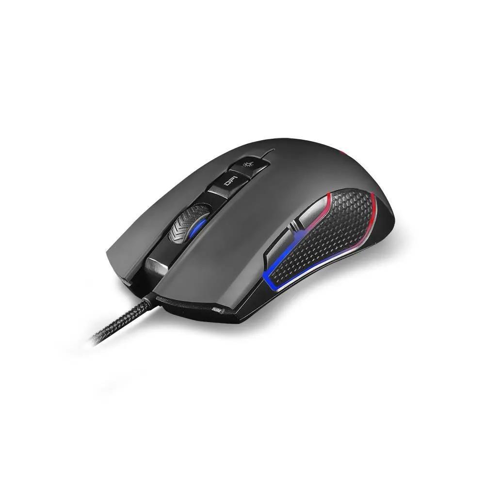 Mouse Gamer RGB Perseus Preto - Warrior