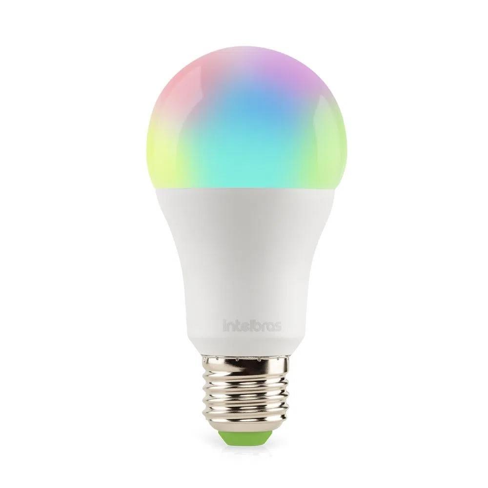 Lâmpada LED Ews 410 Wi-Fi Smart RGB com Alexa e Google - Intelbras