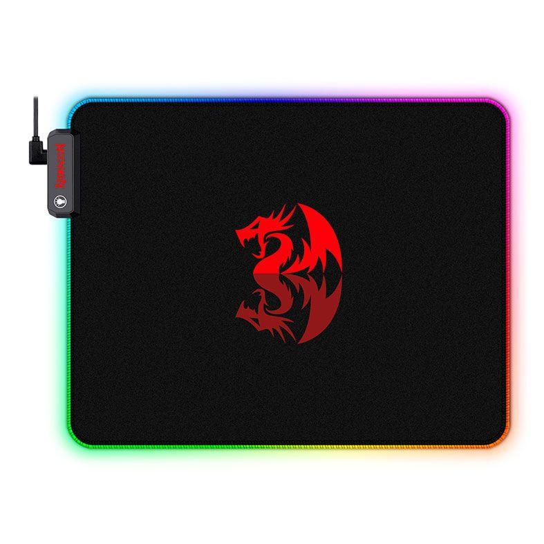 Mousepad Gamer Redragon Pluto RGB Control (330x260mm) - P026