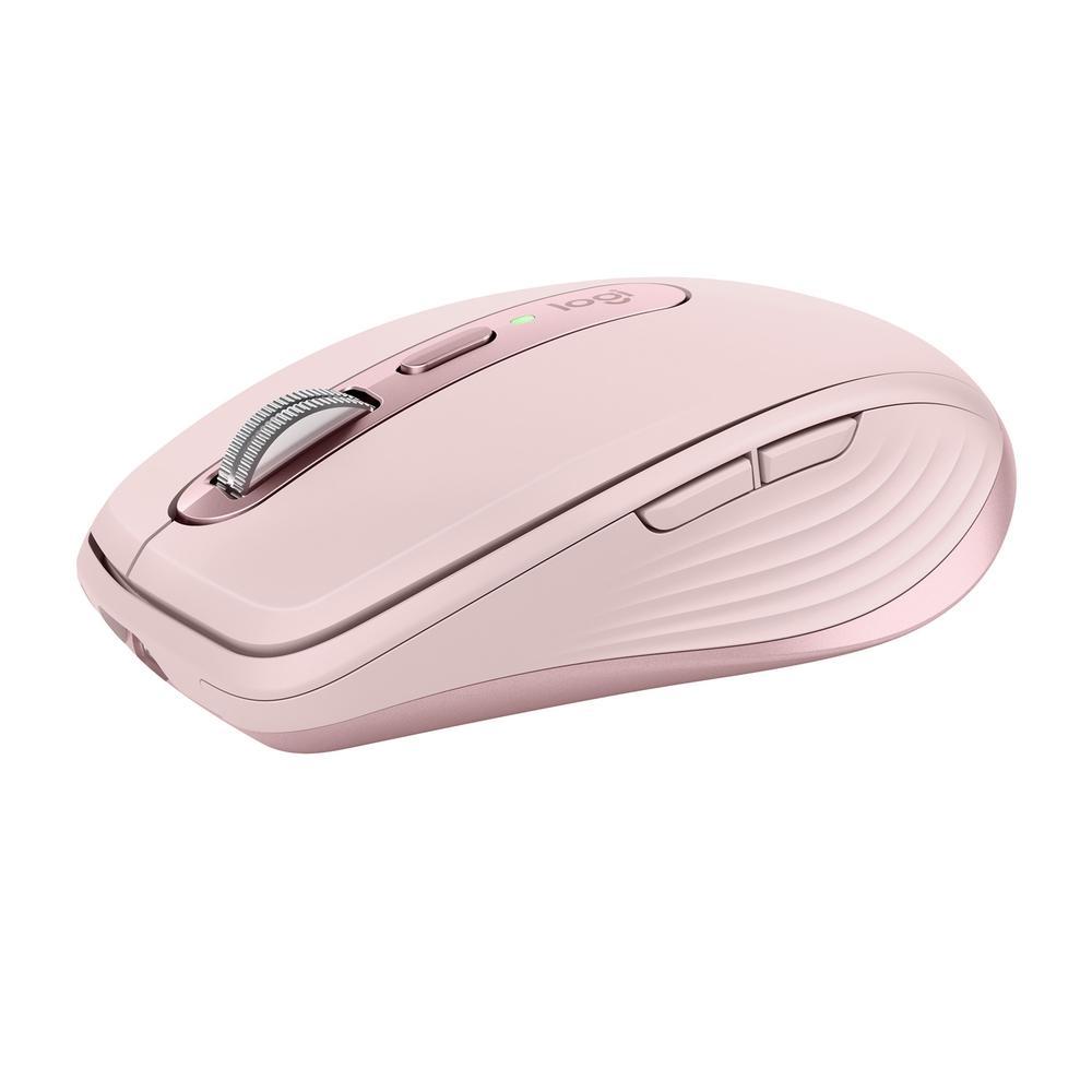 Mouse sem Fio Logitech Mx Anywhere 3, USB Unifying ou Bluetooth, Mac, iPad, PC, Linux, Chrome, Rosa