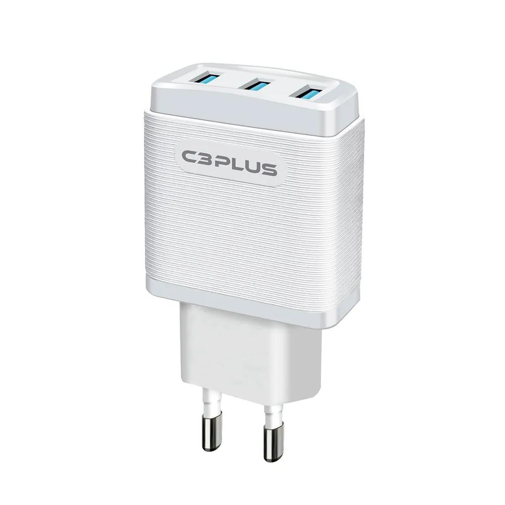 Carregador Universal 3 1A AC/USB UC-30WH - C3 Tech