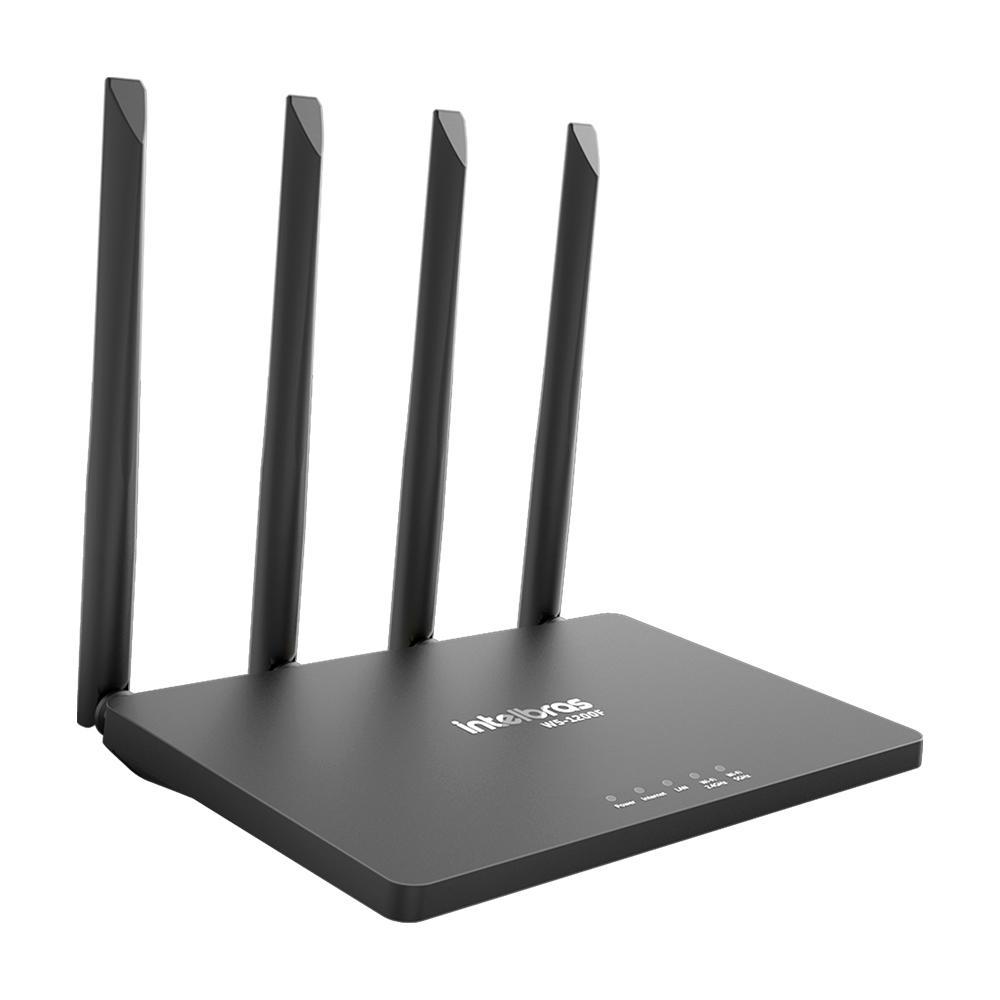 Roteador Wireless W5-1200F 4 Portas, Dual Band, Wi-Force, Mu-Mimo, 4 Antenas 5DBI - Intelbras