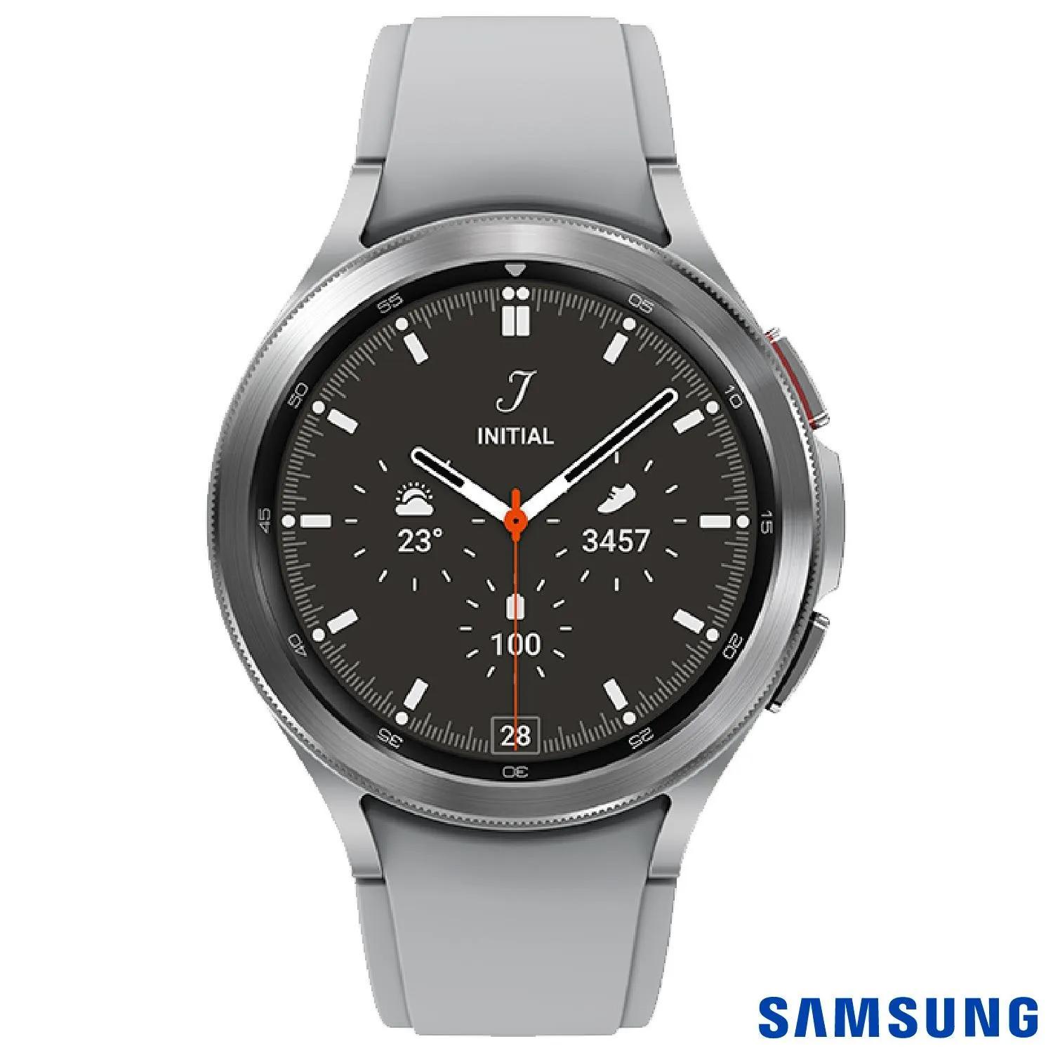 Relógio de Pulso Galaxy Watch 4 Classic LTE 46mm - Prata