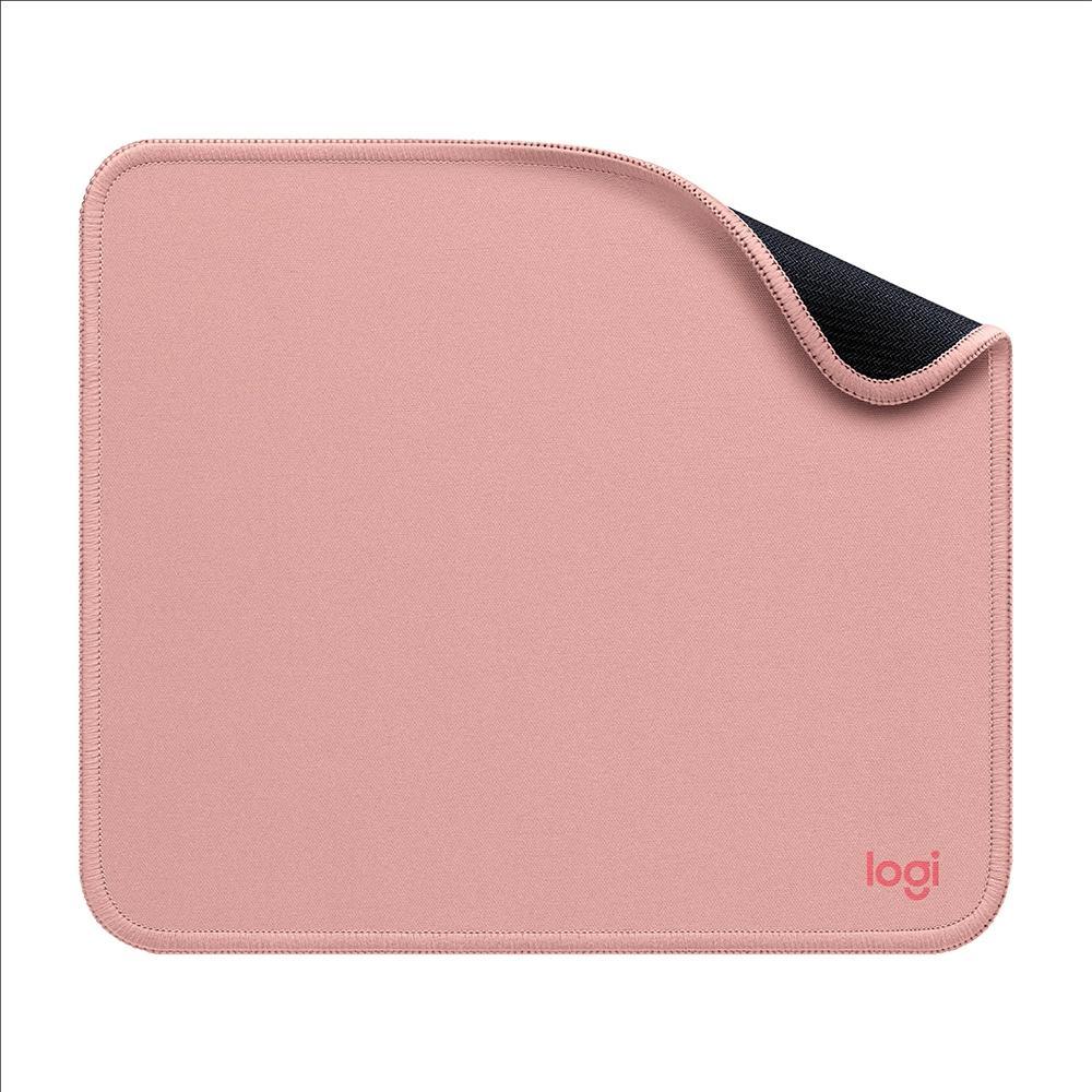 Mousepad Studio Series Logitech Portátil Rosa, 20x23cm, Antiderrapante, Resistente a Água - Rosa