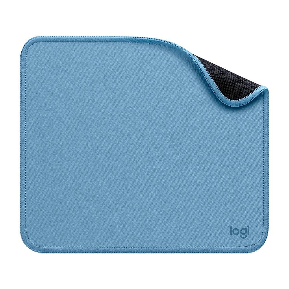 Mousepad Studio Series Logitech Portátil, 20x23cm, Antiderrapante, Resistente a Água- Azul Claro