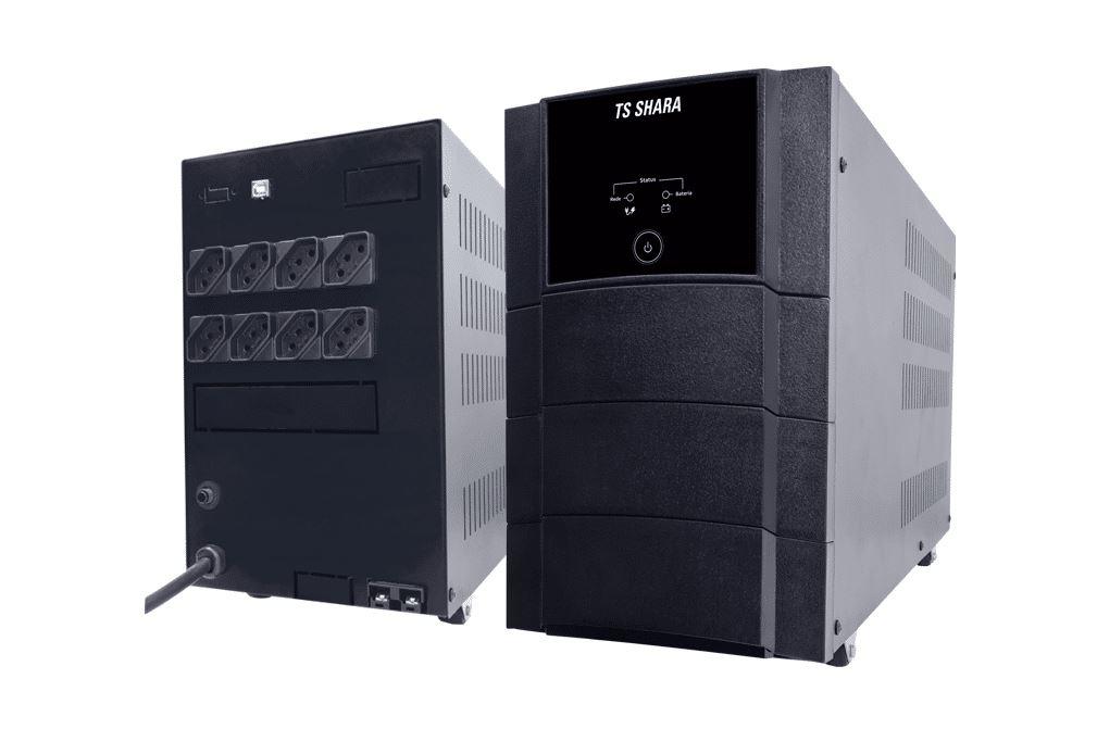 Nobreak TS Shara Senoidal 2200VA Ent. e Sai. Bivolt, Exp 24V, USB, Rodizio. 4BS 12V 7Ah