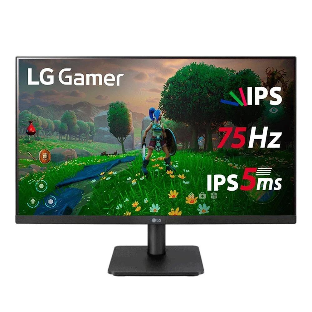 Monitor LG LED 27" IPS Full HD HDMI VGA 27MP400-B - Preto