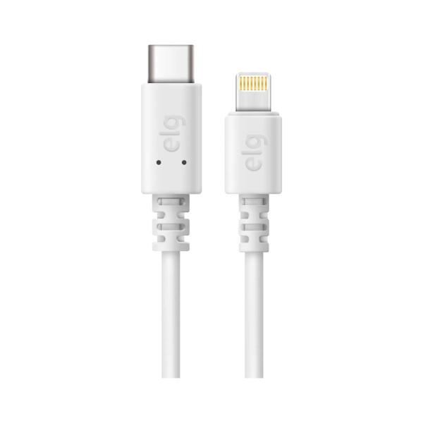 Cabo USB Tipo C para Lightning ELG 2 Metros Branco - TCL20