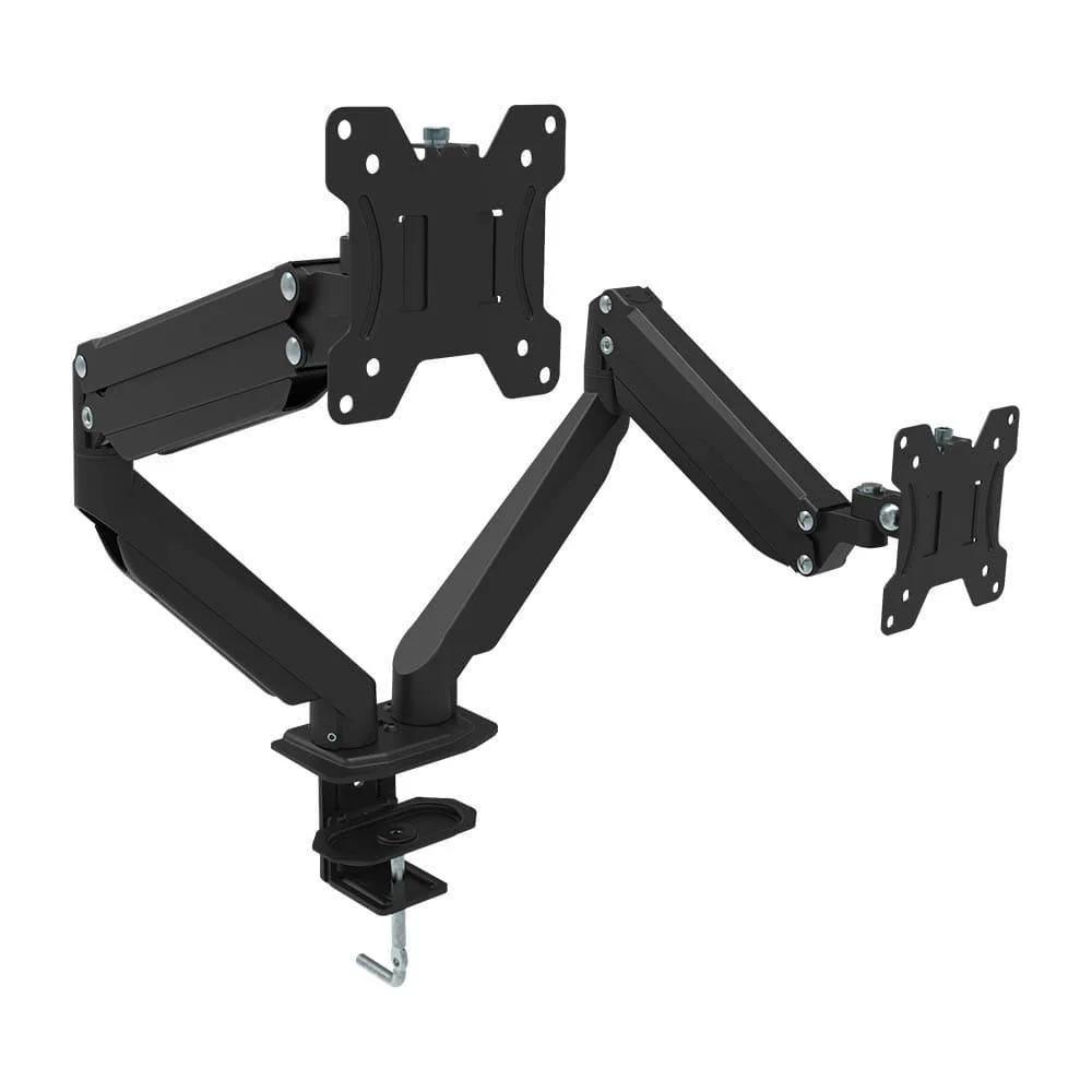 Suporte Articulado de Mesa para 2 Monitores 17'' 32'' com Ajuste de Altura e Pistão a Gás Multilaser