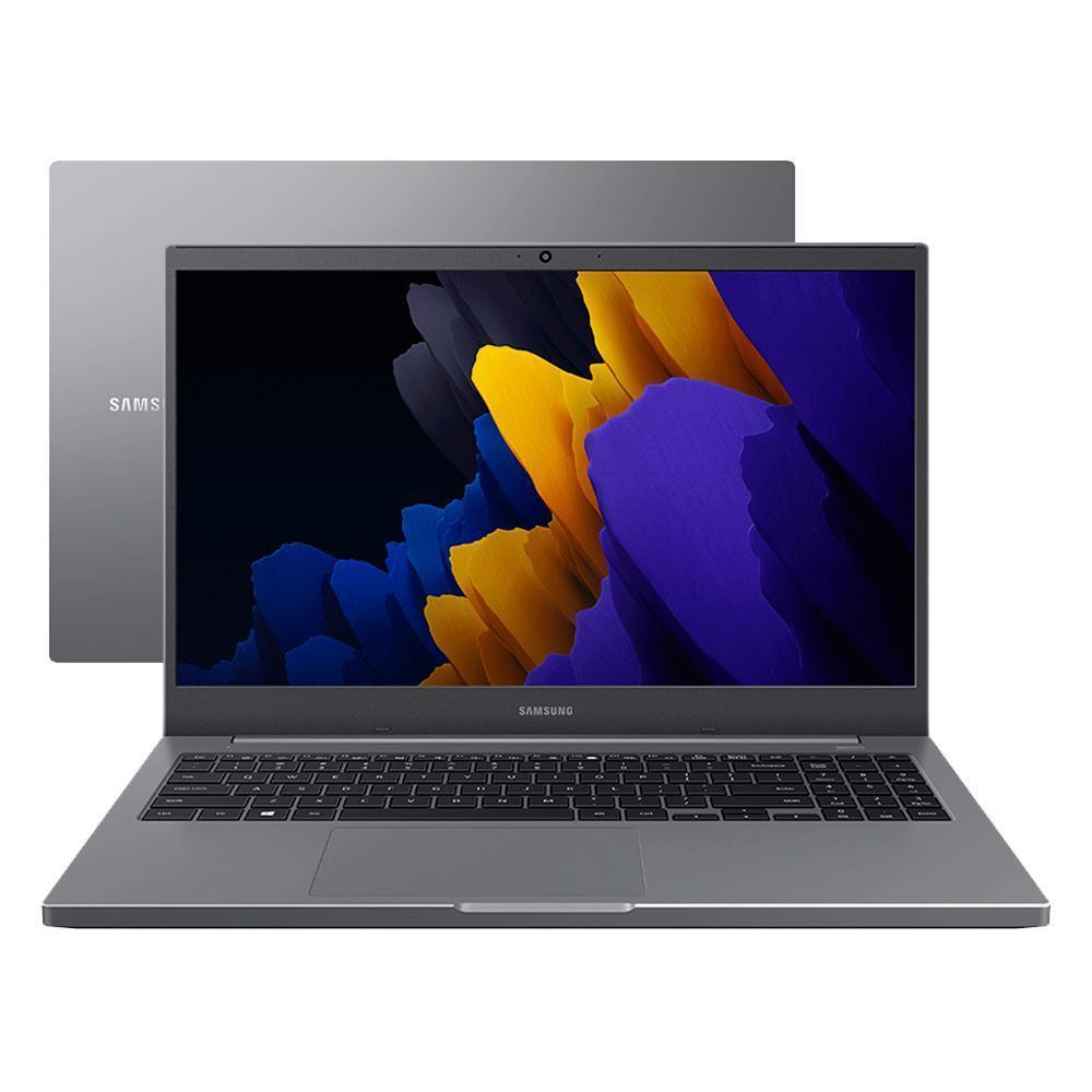 Notebook Samsung Book Celeron 6305 4GB 256GB 15.6" Full HD LED Windows 11 Home - Cinza